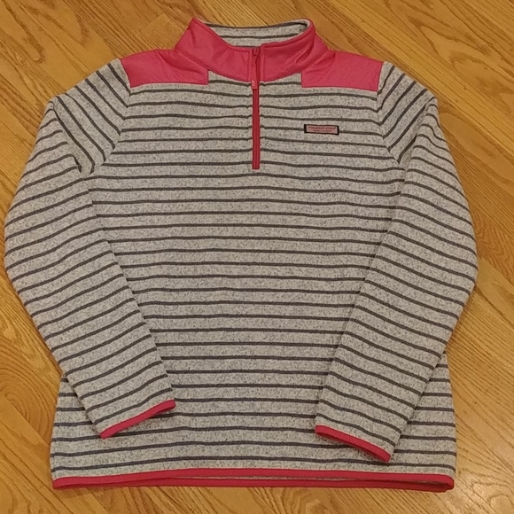 Vineyard Vines Sweaters - Vineyard Vines Striped Sweater 1/4 Zip Shep Shirt